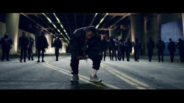 The nike air max 97 in the clip Loyalty of Kendrick Lamar