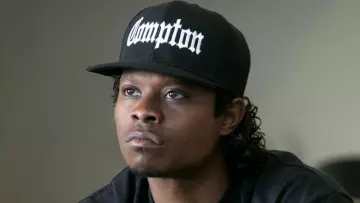 The black White Sox cap worn by Eazy-E (Jason Mitchell) in NWA: Straight  Outta Compton