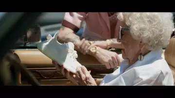 The Yeezy Cream white in the clip Glorious of Macklemore