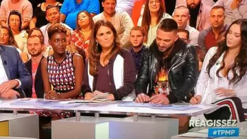 La robe géométrique de Rokhaya Diallo dans Touche pas à mon poste du 20/09/2017