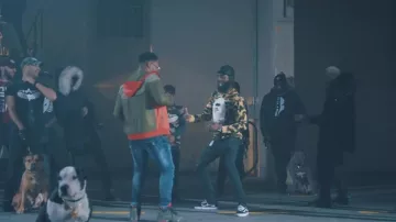The sneakers Vans Old Skool, in the clip B. O. C Niska