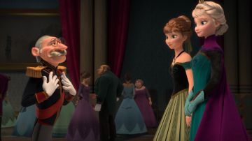 The green dress Anna in The snow queen