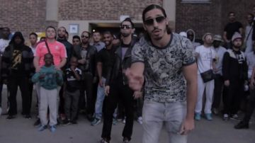 Les lunettes de soleil Louis Vuitton de NOS dans le clip dans ta rue de PNL