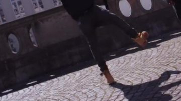 Boots Timberland in the clip Bruxellevie of Damso