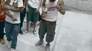 Sneakers Converse Chuck Taylor black low in the clip Everyday of A$AP Rocky