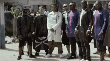 Zapatillas Nike Air More Uptempo de Kalash en el clip DKR de Booba