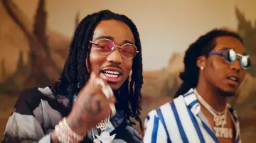 Les Lunettes de soleil de Quavo dans le clip I Get The Bag (feat. Migos) de Gucci Mane