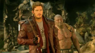 Cuir Trench porté par Peter Quill (Chris Pratt) comme on le voit dans les Gardiens de la Galaxie vol.2