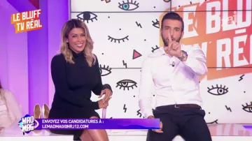 La robe noire de Ayem dans Le Mad mag du 04/09/2017 sur NRJ12