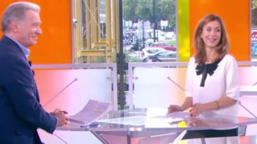 The coat of Véronique Mounier in William noon of the 19/09/2017