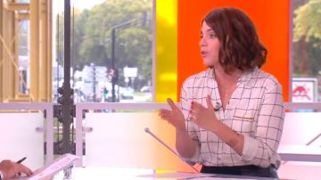 The plaid shirt of Julia Molkhou in William noon of the 28/09/2017