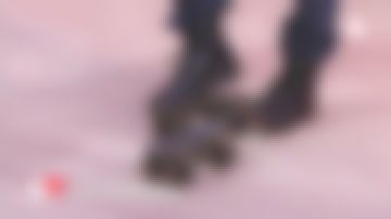 Les Dr Martens Newton noires de Florian Gravier, invitado del espectáculo del 28 de septiembre de 2017