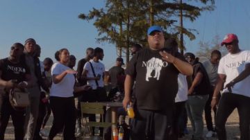 The nike cortez in the clip The Riot of Naza