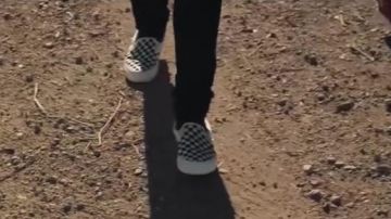 The pair of Cans Checkerboard Classic Slip-On in the clip For More of Taylor Gang