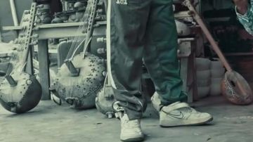 The pair of Nike Air Force High in the clip Lobi by R2bees