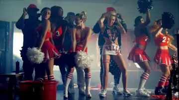 The pair of Adidas Superstar Foundation of a Pom Pom Girl in the clip 23 Mike WiLL Made-It