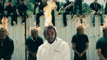 Les chaussures Giu­seppe Zanotti dans le clip Humble. de Kendrick Lamar