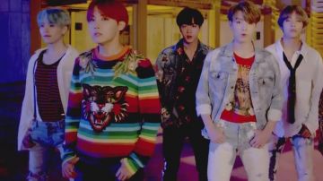 Le pull Gucci porté par JHope dans le clip D.N.A. de BTS