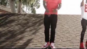 Sneakers Vans Canvas SK8-HI in the clip, Roped Off of The Game