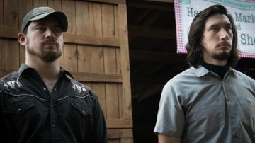 La chemise noire Ely Walker de Jimmy Logan (Channing Tatum) dans Lucky Logan