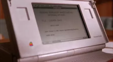 The Macintosh notebook Model #M5120 (1989) in Twin peaks