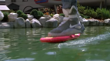 The replicas of the Nike Air Mag of Marty McFly (Michael J. Fox) in Back to the future 2