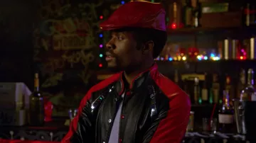 The cap and the red leather of Shaolin Fantastic (Shameik Moore) in The Get Down S01E07