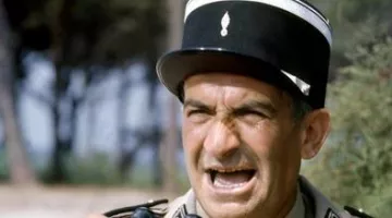 Boxed limited edition containing the kepi of Louis de Funés in the movie " the Gendarme of St Tropez