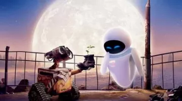 Figura coleccionable de Eva en la película animada wall-E
