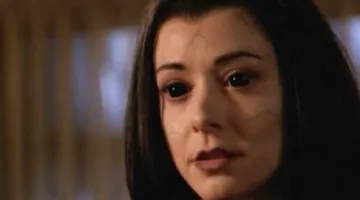 The eyes of Dark Willow in Buffy the vampire slayer