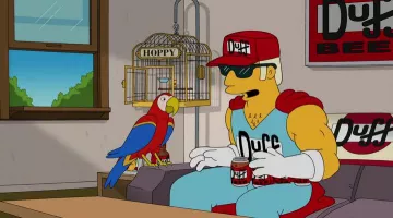 Cosplay de DuffMan -Les Simpsons-