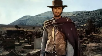 The cape Blondin (Clint Eastwood) in the Good, the bad and the Ugly