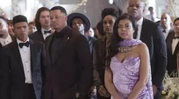 El vestido de Givenchy estampado leopardo color lavanda de Cookie Lyon en Empire