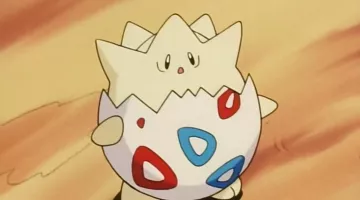 La réplique en peluche de Togepi dans Pokemon