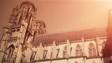 La Cathédrale Saint-Étienne de Toul en Lorraine dans la saison 7 de Noob