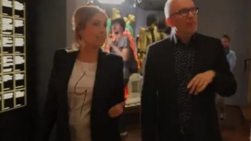 The white t-shirt of Léa Salamé in Amazing !