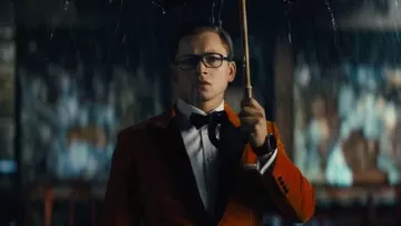 The white shirt, Turnbull & Asser as worn by Eggsy (Taron Egerton) in Kingsman : The Golden Circle