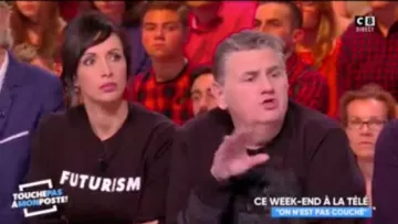 Le pull Futurism de Géraldine Maillet dans Touce pas à mon poste du 09/10/2017 #TPMP