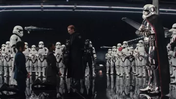 Helmet worn by Captain Phasma (Gwendoline Christie) as seen in Star Wars VIII: The Last Jedi