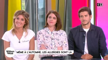 Le t-shirt Girl power de Caroline Ithurbide dans William à midi du 11/10/2017