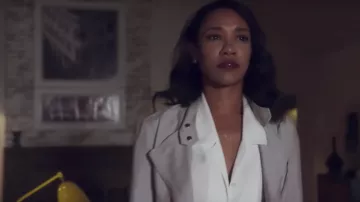 Le chemisier blanc Wilfred Free de Iris West (Candice Patton) dans The Flash S04E01