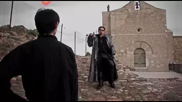 The romanesque Chapel of the rock of The Guard (old church of Our Lady) in season 1 of Noob