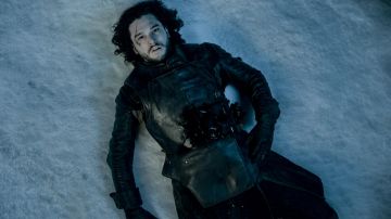 Veste en cuir portés par Jon Snow (Kit Harington), comme vu dans Game of Thrones S05E10