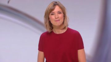 Le pull en cachemire de Isabelle Ithurburu dans Le tube du 14/10/2017