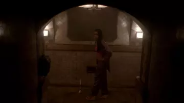 Les authentiques pyjama violet, top, chaussures et bijoux de Zayday Williams (Keke Palmer) dans Scream Queens S01E05