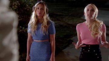 L'authentique ensemble jupe et top Alice + Olivia de Chanel #3 (Billie Lourd) dans Scream Queens S02E02