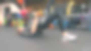 Le legging de sport de Lucile Woodward dans C'est au programme du 06/10/2017