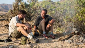 Running shoes Scott of Mike Horn, in To the wild with Michael Young