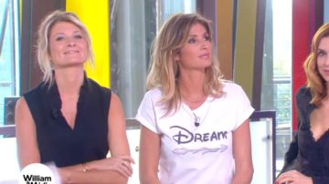 Le Haut sans manches avec col à volants de Sandrine Arcizet dans William à midi du 17/10/2017