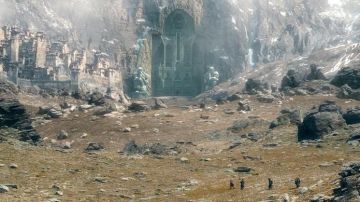 The lair of Smaug the Golden (Benedict Cumberbatch) in The Hobbit : the battle of The 5 Armies